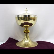 10 1/2" Large Sterling Cup Ciborium SKU C072-003